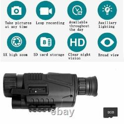 5X40 Monocular Night Vision Infrared Camera Digital Telescope Navigation Device