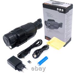 5X40 Night Vision Monocular HD Infrared IR Video Camera Day Night Hunting DVR