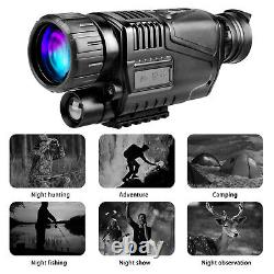 5X40 Zoom 850nm HD Digital Night Vision Monocular Infrared Scope IR Camera Video