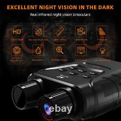 5X Digital Zoom Night Vision Binoculars Video Record Goggles NVG with 32GB SD Card