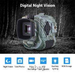 5x18 Digital Infrared Night Vision Monocular 8GB DVR Security Surveillance Scope
