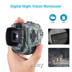 5x18mm Digital Night Vision Monocular 8GB DVR Observing Wildlife Telescope