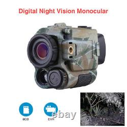 5x18mm Digital Night Vision Monocular 8GB DVR Observing Wildlife Telescope