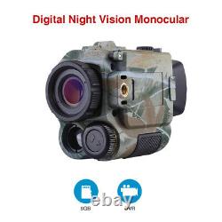 5x18mm Digital Night Vision Monocular 8GB DVR Observing Wildlife Telescope