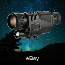 5x40 Digital Night Vision Monocular Telescope With Camera Video Recorder Func