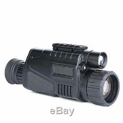 5x40 Infrared IR Digital Night Vision Hunting Monocular Telescope Image Video