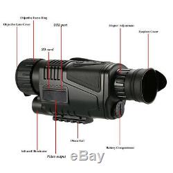 5x40 Infrared IR Night Vision Hunting Monocular Telescope Digital Video Camera