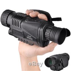 5x40mm Digital Monocular Night Vision-Infrared IR Camera with 1.5 inch TFT LCD