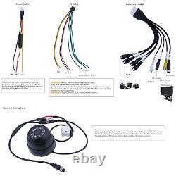 720P AHD 4CH GPS Car Vehicle DVR MDVR Rear View CCTV Security Camera 7 monitor