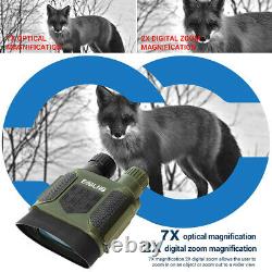 7X31 Digital Binocular Night Vision Googgles with 32G TF Card 4 LCD for Hunting