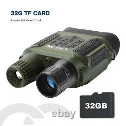 7X31 Digital Binocular Night Vision Googgles with 32G TF Card 4 LCD for Hunting