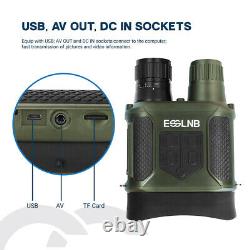 7X31 Digital Binocular Night Vision Googgles with 32G TF Card 4 LCD for Hunting