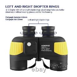 7X50 HD Marine Binoculars Low Light Night Vision for Boating Hunting Waterproof