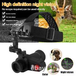 7X Digital Night Vision Monocular Cross Cursor 850nm Infrared Scope Head-Mounted