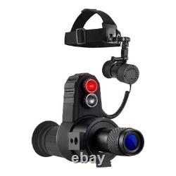 7x Digital Night Vision Monocular 850nm Infrared Scope Head Mount Cross Cursor