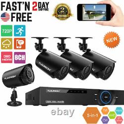 8CH Full 1080P Security Camera 5 in 1 Digital Video Recorder Night Vision System