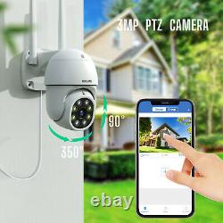 8CH NVR WiFi Security Camera System Wireless 3MP CCTV Outdoor Cam IR NightVision