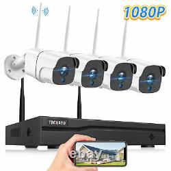 8CH NVR Wireless IP Cam CCTV 1080P Outdoor Surveillance Security Camera System