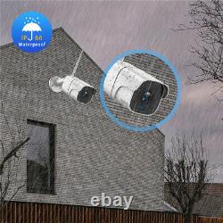 8CH NVR Wireless IP Cam CCTV 1080P Outdoor Surveillance Security Camera System