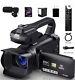 8k 64mp Video Camera Camcorder, 18x Digital Zoom Ir Night Vision Vlogging Camera