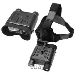 8X 1080P Night Vision Binoculars Infrared Digital Head Mount Goggles for Hunting