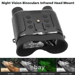 8X 1080P Night Vision Binoculars Infrared Digital Head Mount Goggles for Hunting