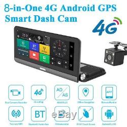 8in 3G/4G HD 1080P Car DVR Dash Camera GPS Dual Lens Android 5.1 Video Recorder