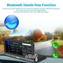 8in 3G/4G HD 1080P Car DVR Dash Camera GPS Dual Lens Android 5.1 Video Recorder