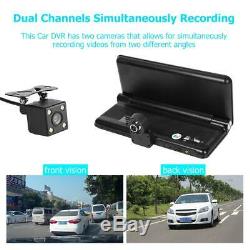 8in 3G/4G HD 1080P Car DVR Dash Camera GPS Dual Lens Android 5.1 Video Recorder