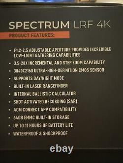 AGM Spectrum LRF 4K Digital Day/Night Vision Rifle Scope SPEC50-4K