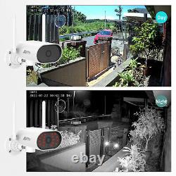 ANRAN Home Security Camera System 3MP Audio Wireless CCTV 8CH NVR Outdoor WiFi