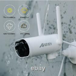 ANRAN Home Security Camera System 3MP Audio Wireless CCTV 8CH NVR Outdoor WiFi