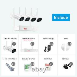 ANRAN Home Security Camera System 3MP Audio Wireless CCTV 8CH NVR Outdoor WiFi