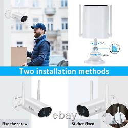 ANRAN Home Security Camera System 3MP Audio Wireless CCTV 8CH NVR Outdoor WiFi