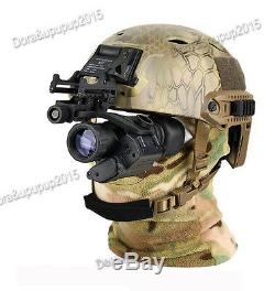 AORUEY Army Helmet With Infrared Hd Night-vision Monocular Telescope IR Digital