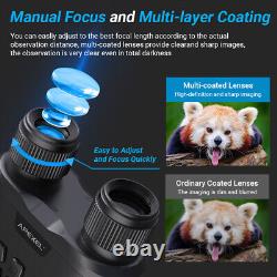 APEXEL 1080p Video Digital Zoom day Night Vision Infrared Hunting Binoculars IR