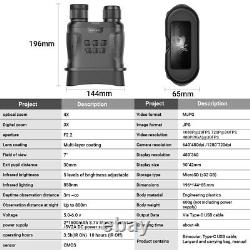 APEXEL 1080p Video Digital Zoom day Night Vision Infrared Hunting Binoculars IR