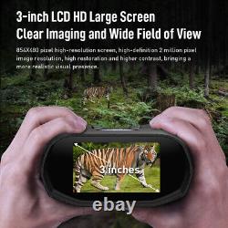 APEXEL 15x 3''Screen NightVision Goggles Binoculars IR Vision for HuntingCamping