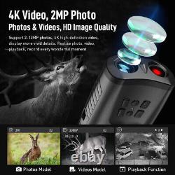 APEXEL 4K Night Vision Goggles Infrared Binoculars HD Optical Zoom Digital Zoom