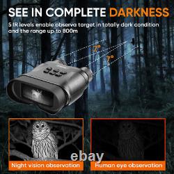 APEXEL Night Vision Binoculars 12x Zoom Hunting Telescope Digital Military Scope