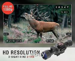 ATN 3-14x Digital Night Vision Rifle Scope Tactical Hunting Video Range Finder