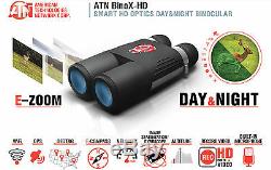 ATN BinoXS-HD Smart Digital Day/Night Vision Binocular HD 4-16X WiFi DGBNBNHDX2