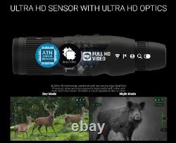 ATN Binox 4K Digital Day and Night Binoculars with Laser Range Finder