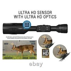 ATN X-Sight 4K Pro 3-14x Rifle Scope / NightSnipe NS750 Extreme Dimmable IR Kit