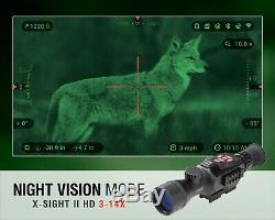 ATN X-Sight II Smart HD Digital Night Vision 3-14x Rifle Scope #DGWSXS314Z