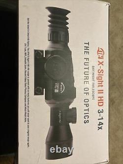 ATN X-sight II Smart HD Digital Night Vision 3-14 Rifle Scope Used maybe 10 time