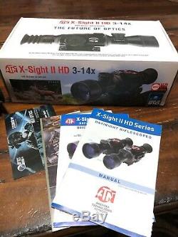 ATN X-sight II Smart HD Digital Night Vision 3-14x Rifle Scope DGWSXS314Z
