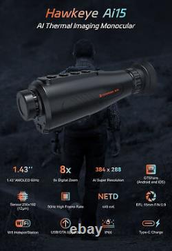 Ai 384x288 Thermal Imager Hunting Imaging Monocular Thermal Night Vision Camera