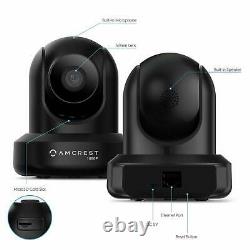 Amcrest 1080P ProHD Black IP Security Surveillance HD Camera Wireless 3-Pack