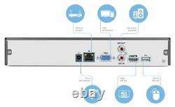 Amcrest NV2116-2TB 16CH NVR 4K Home Security Camera System Surveillance